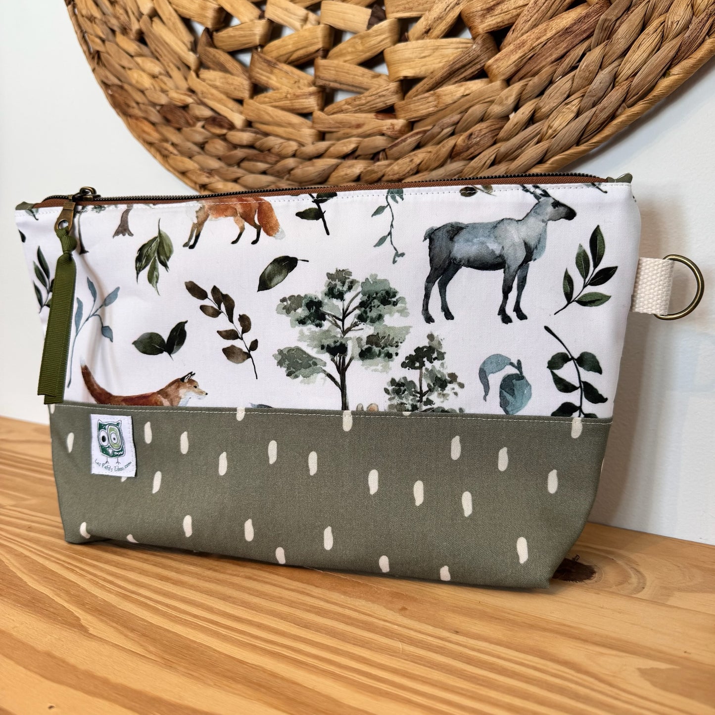 Trousse XL, Grande pochette pour produits de soin, maquillage, hygiène personnelle, medicaments, brosse et fer à cheveux …