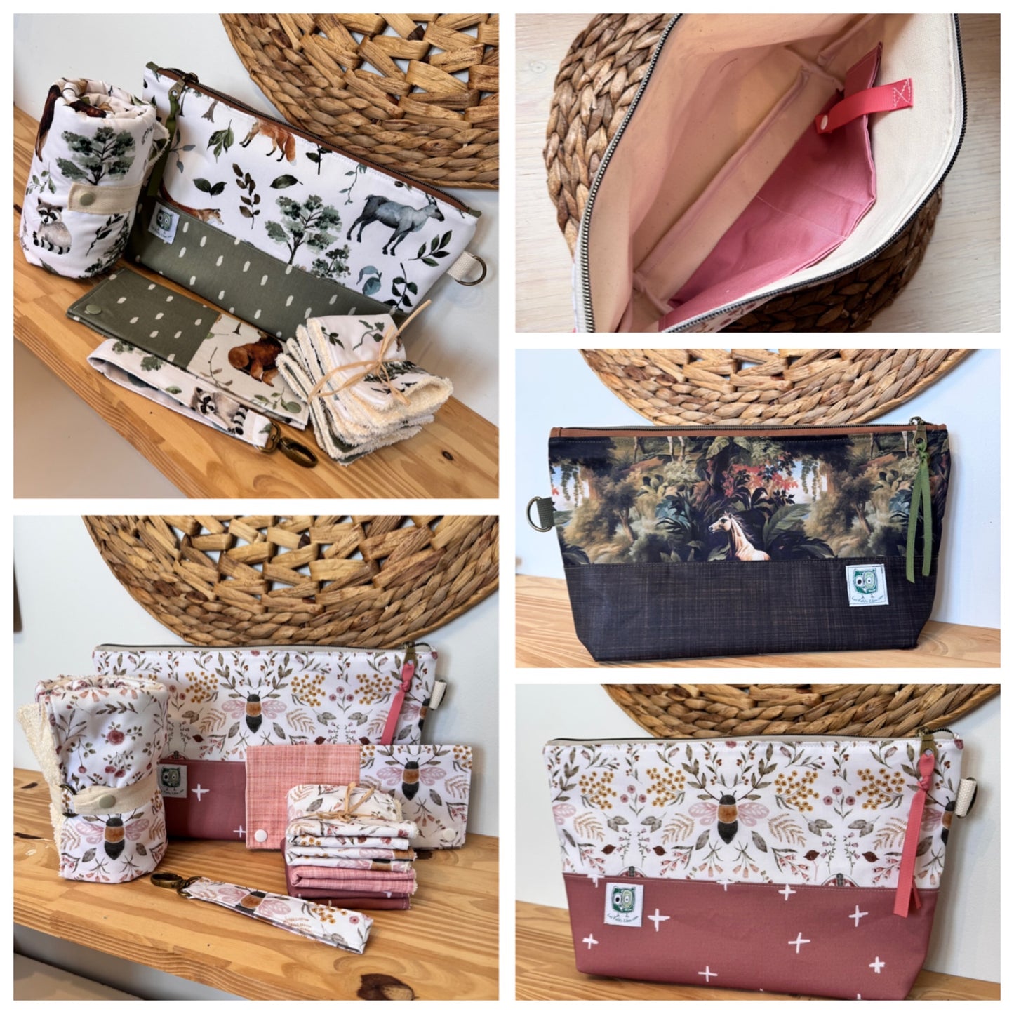 Trousse XL, Grande pochette pour produits de soin, maquillage, hygiène personnelle, medicaments, brosse et fer à cheveux …